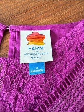 FARM Rio Cotton Pink-Purple Blouse